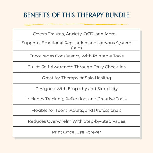 The Ultimate Mental Health & Therapy Bundle – Heal Anxiety, OCD, and Trauma
