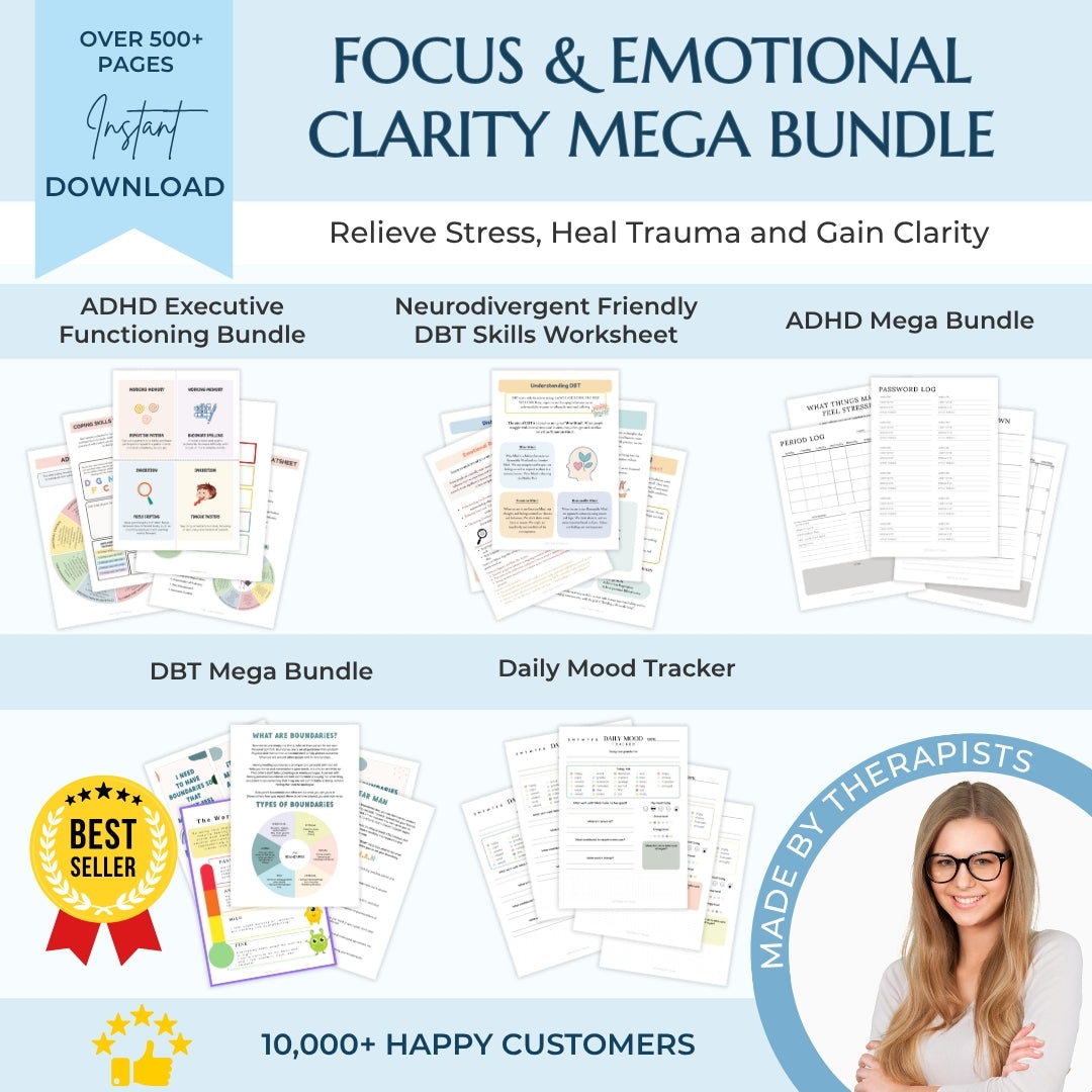 Focus & Emotional Clarity Bundle – Plan, Regulate & Thrive