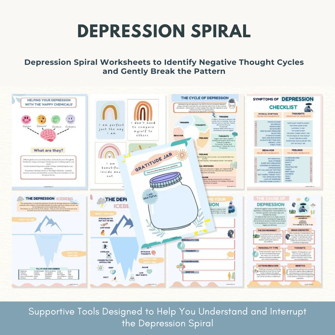 Mental Health / Anxiety Bundle 90% off bundle, DBT Flash Card, DBT Cheat Sheet, DBT Worksheet, Mental Health Journal, Self-Care Planner, Anxiety Journal Wiseovia