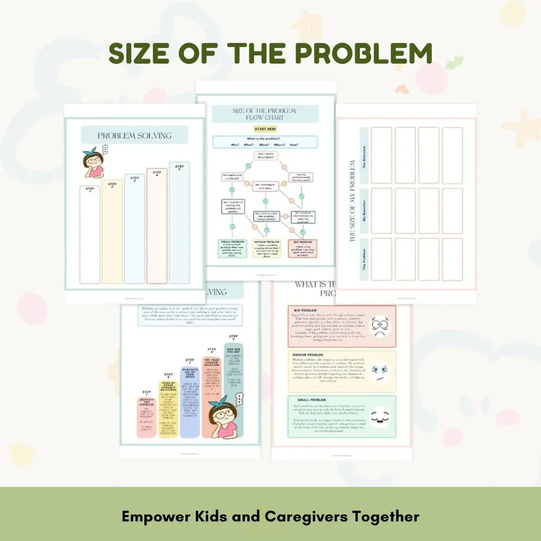 ADHD Executive Functioning Worksheet Bundle for Kids & Teens | Emotional Regulation, Time Management & Focus Tools (130+ Pages) Wiseovia