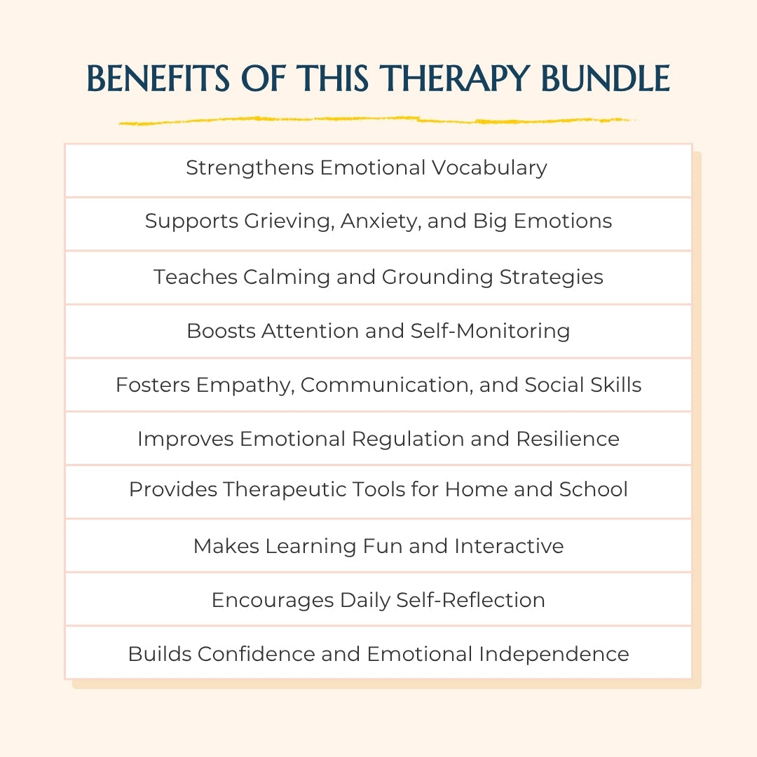 Kids Therapy & Emotional Regulation Master Bundle – Calm Big Feelings With Confidence