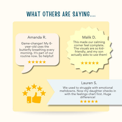 Calming Corner Kit Bundle – 40+ Printable Emotional Regulation & Coping Tools for Kids