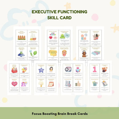 ADHD Executive Functioning Worksheet Bundle for Kids & Teens | Emotional Regulation, Time Management & Focus Tools (130+ Pages) Wiseovia