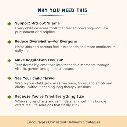 ADHD Executive Functioning Worksheet Bundle for Kids & Teens | Emotional Regulation, Time Management & Focus Tools (130+ Pages)