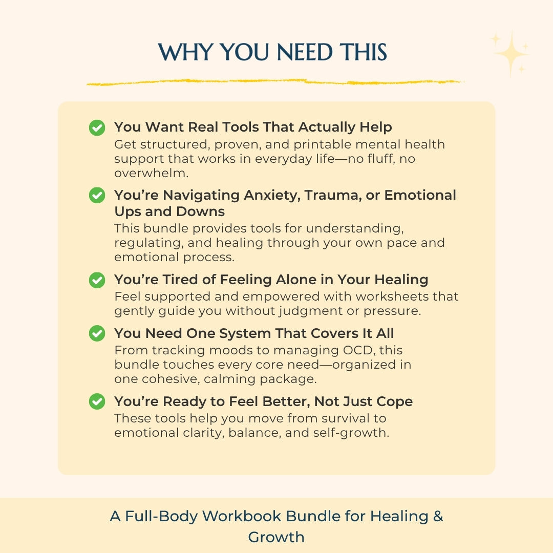 The Ultimate Mental Health & Therapy Bundle – Heal Anxiety, OCD, and Trauma