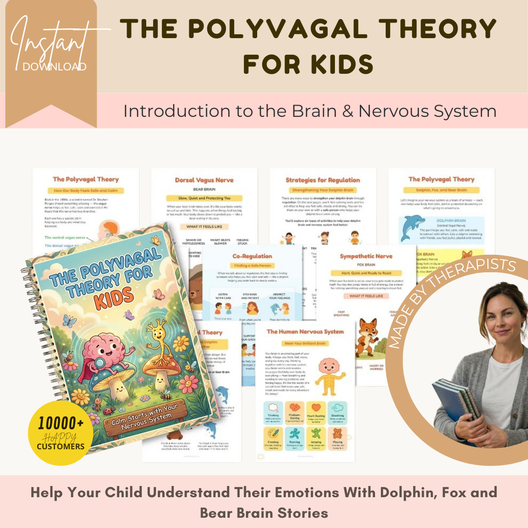 The Polyvagal Theory for Kids | Nervous System Regulation Workbook | Emotional Toolkit with Brain Metaphors Wiseovia