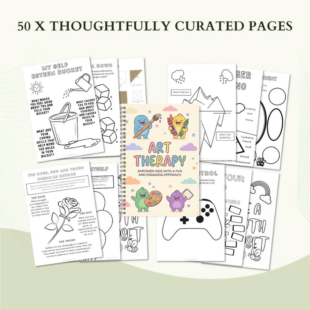 Art Therapy Worksheets For Mental Health 90% Off, Self-esteem, and Confidence. Therapy Book for Parents, counselors, therapists, and psychologists. Wiseovia