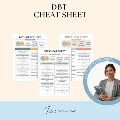 DBT Mega Bundle 90% off bundle, DBT Skills, DBT Workbook, Therapy Worksheet, Therapy Tools, DBT Flash Cards, DBT Cheat Sheet Wiseovia