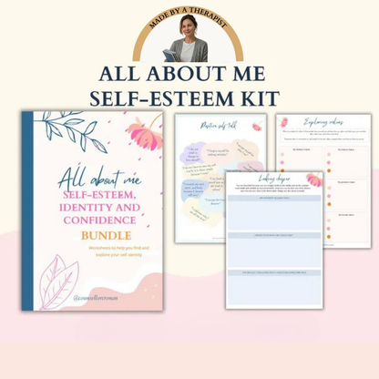 Teen mega 90% off bundle, therapy worksheets, healing journey, depression, anxiety, cognitive distortions, affirmations, boundaries Wiseovia