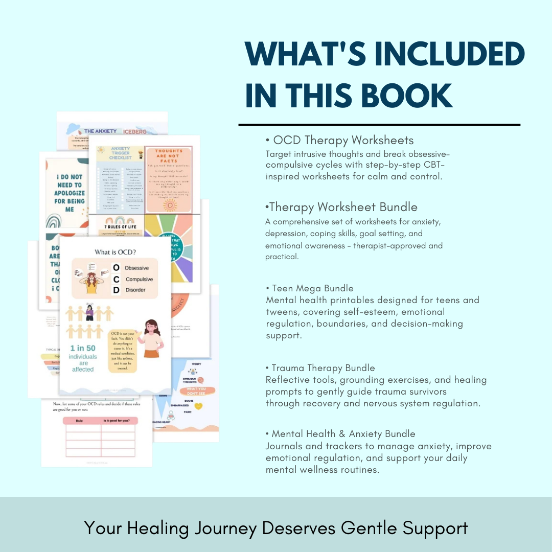 Therapy and Recovery Bundle – Calm Anxiety, Heal Trauma, Reclaim Peace Wiseovia