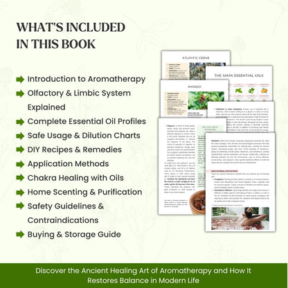 The Essential Oils & Aromatherapy Guide (61+ Pages) - The Ultimate Healing Toolkit for Calm, Clarity & Natural Wellness
