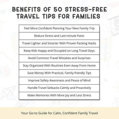 50 Stress-Free Travel Tips for Families – Your Calm & Happy Trip Companion