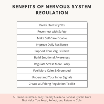Nervous System Regulation Workbook, Somatic Exercise Polyvagal Theory Ladder Vagus Vagal Nerve Therapy Techniques Worksheets Co-regulation Wiseovia