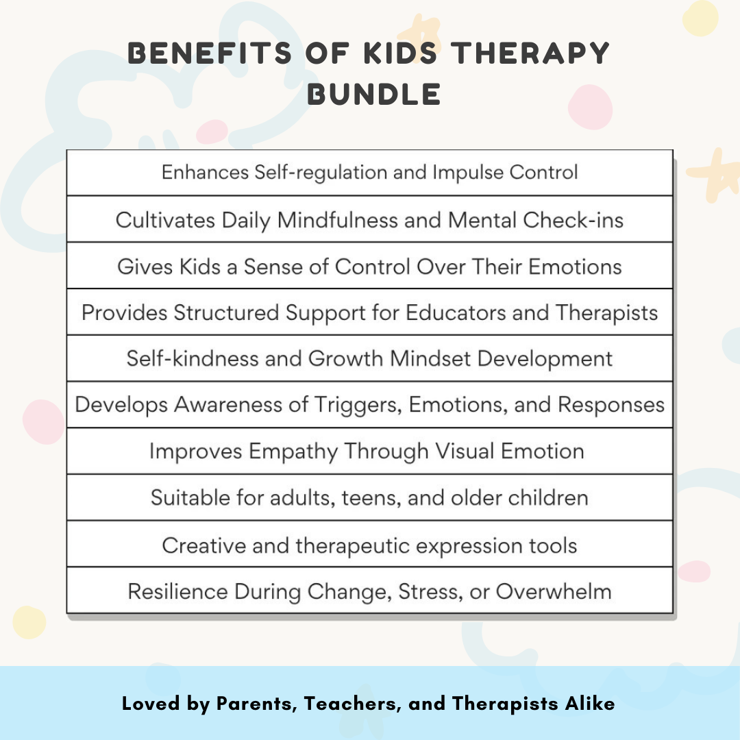 Kids Therapy Bundle – 260+ Pages of Coping Skills, Emotions & Mental Health Worksheets for Kids Wiseovia