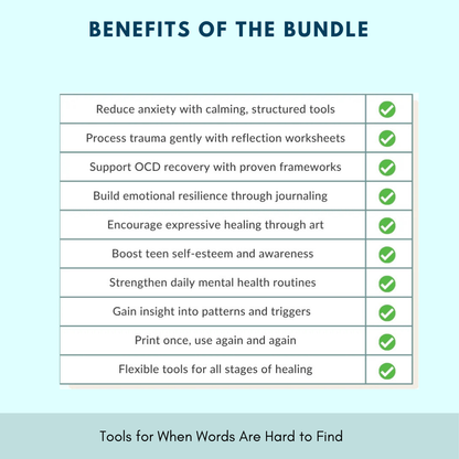 Therapy and Recovery Bundle – Calm Anxiety, Heal Trauma, Reclaim Peace Wiseovia