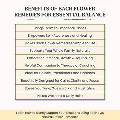 Bach Flower Remedies for Emotional Balance – 38 Healing Remedies Through Nature