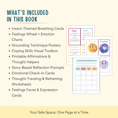 Calming Corner Kit Bundle – 40+ Printable Emotional Regulation & Coping Tools for Kids