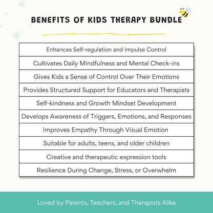 Kids Therapy Bundle – 260+ Pages of Coping Skills, Emotions & Mental Health Worksheets for Kids