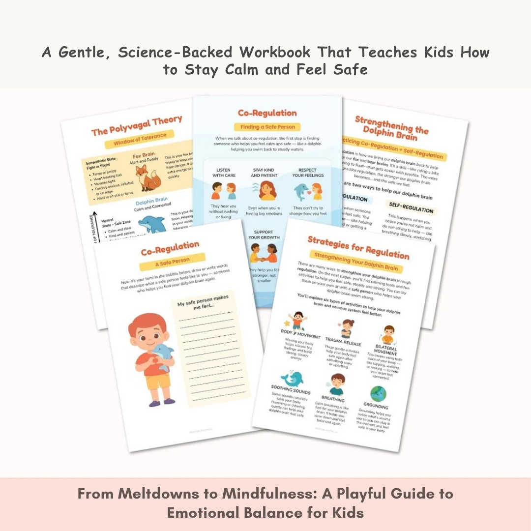 The Polyvagal Theory for Kids | Nervous System Regulation Workbook | Emotional Toolkit with Brain Metaphors Wiseovia
