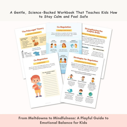 The Polyvagal Theory for Kids | Nervous System Regulation Workbook | Emotional Toolkit with Brain Metaphors Wiseovia
