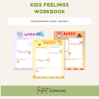Kids skills in life essential bundle, 90% off, over 240 products. Therapy worksheets, calming corner, coping skills, anxiety, CBT worries Wiseovia