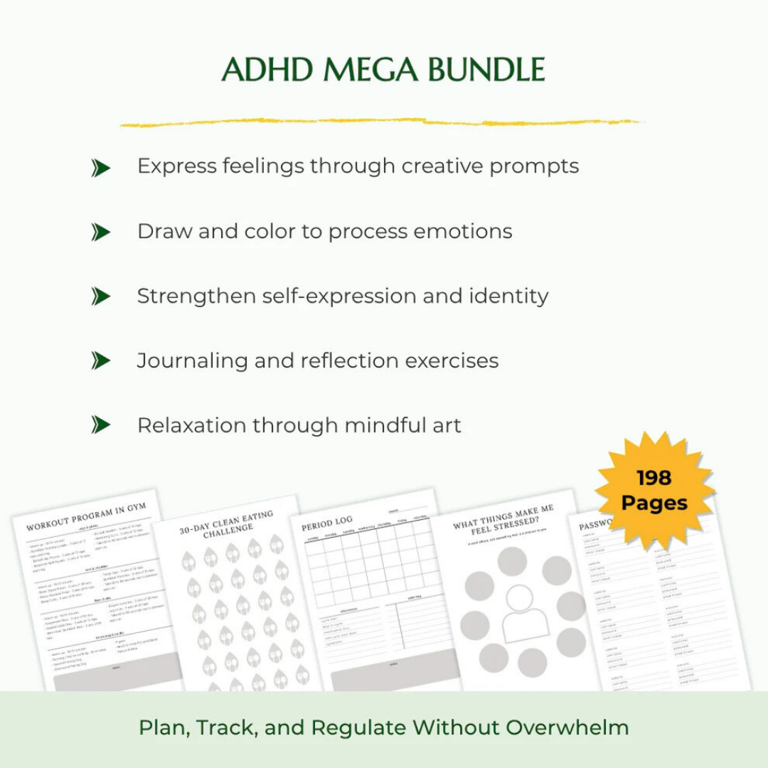Focus & Emotional Clarity Bundle – Plan, Regulate & Thrive Wiseovia