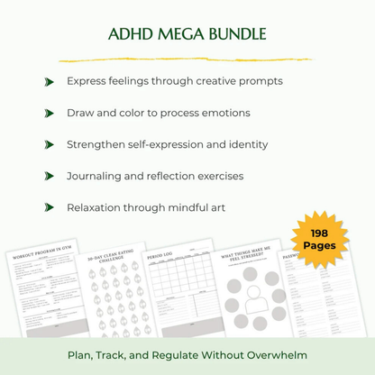 Focus & Emotional Clarity Bundle – Plan, Regulate & Thrive Wiseovia