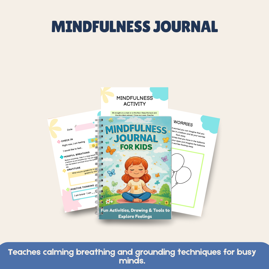 6-in-1 Kids Mental Health Bundle – Workbooks & Journals | 280+ Page Emotions, Mindfulness, Gratitude & Confidence