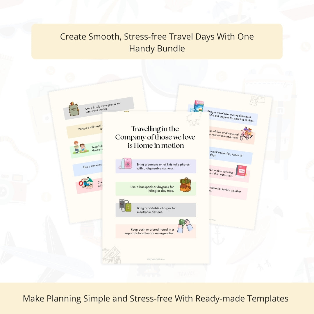 50 Stress-Free Travel Tips for Families – Your Calm & Happy Trip Companion