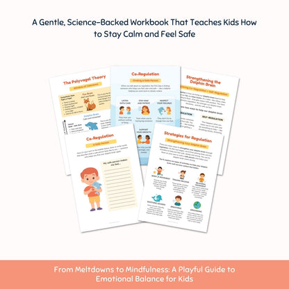The Polyvagal Theory for Kids | Nervous System Regulation Workbook | Emotional Toolkit with Brain Metaphors