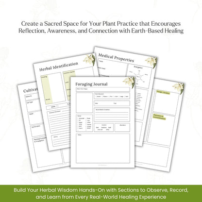 The Ultimate Herbal Medicine & Essential Oil Logbook – Track Aromatherapy, Remedies & Recipes