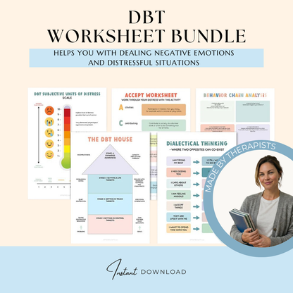 DBT Mega Bundle 90% off bundle, DBT Skills, DBT Workbook, Therapy Worksheet, Therapy Tools, DBT Flash Cards, DBT Cheat Sheet Wiseovia