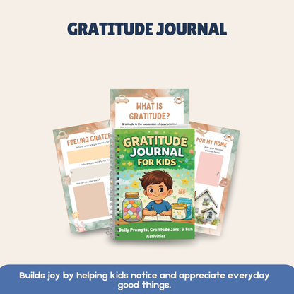 6-in-1 Kids Mental Health Bundle – Workbooks & Journals | 280+ Page Emotions, Mindfulness, Gratitude & Confidence