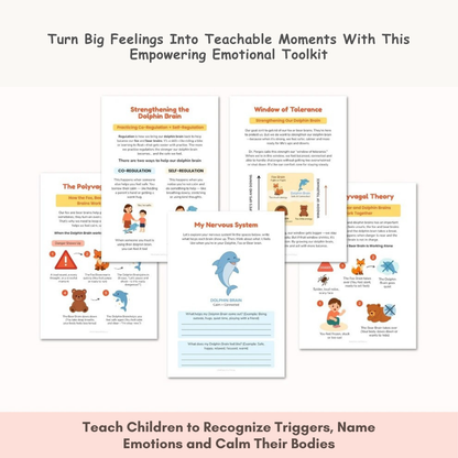 The Polyvagal Theory for Kids | Nervous System Regulation Workbook | Emotional Toolkit with Brain Metaphors Wiseovia