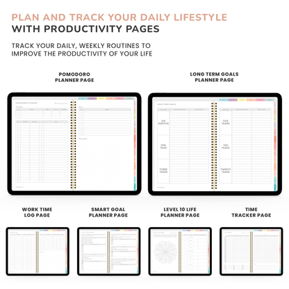 Digital Planner, Goodnotes Planner, iPad Planner, Notability Planner, Dated Digital Planner, 2026 2027 Undated Planner