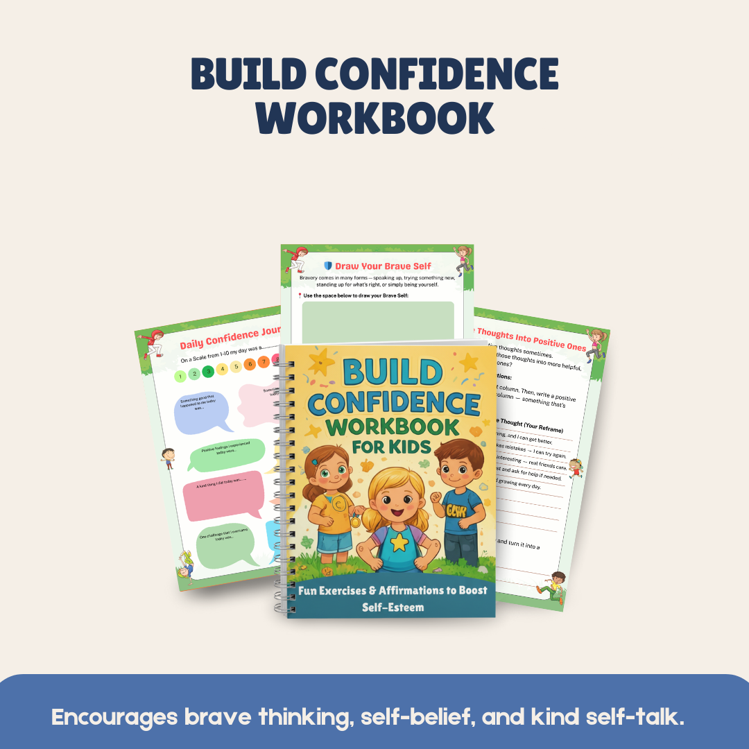 6-in-1 Kids Mental Health Bundle – Workbooks & Journals | 280+ Page Emotions, Mindfulness, Gratitude & Confidence