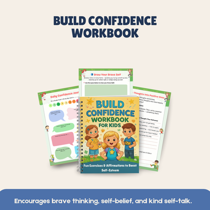6-in-1 Kids Mental Health Bundle – Workbooks & Journals | 280+ Page Emotions, Mindfulness, Gratitude & Confidence