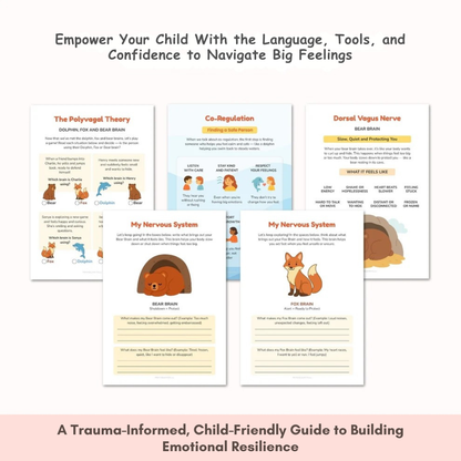 The Polyvagal Theory for Kids | Nervous System Regulation Workbook | Emotional Toolkit with Brain Metaphors Wiseovia