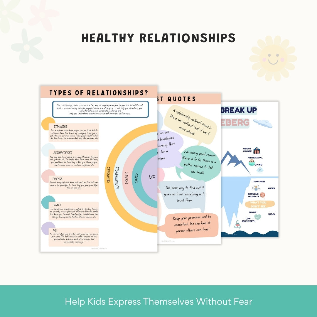 Kids Therapy Bundle – 260+ Pages of Coping Skills, Emotions & Mental Health Worksheets for Kids