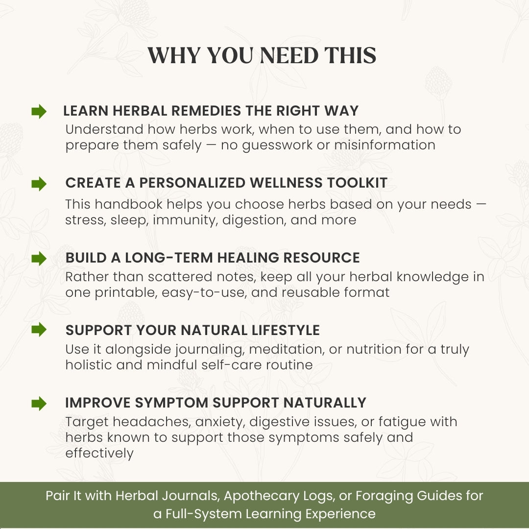 Herbal Healing Handbook – Your Natural Wellness Bible