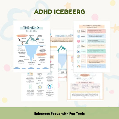 ADHD Executive Functioning Worksheet Bundle for Kids & Teens | Emotional Regulation, Time Management & Focus Tools (130+ Pages) Wiseovia