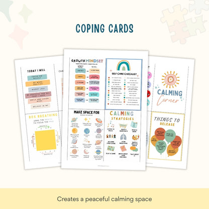 Calming Corner Kit Bundle – 40+ Printable Emotional Regulation & Coping Tools for Kids