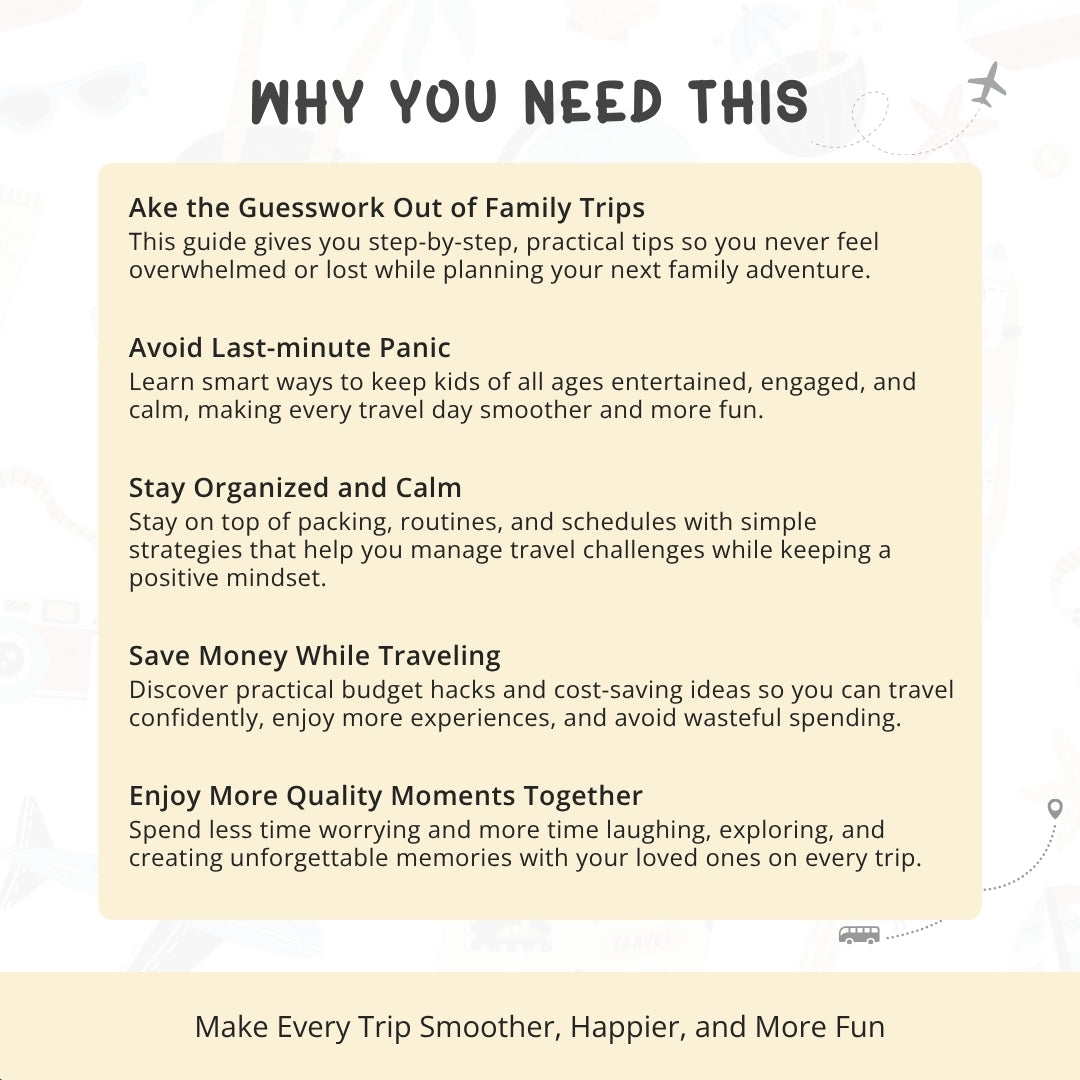 50 Stress-Free Travel Tips for Families – Your Calm & Happy Trip Companion