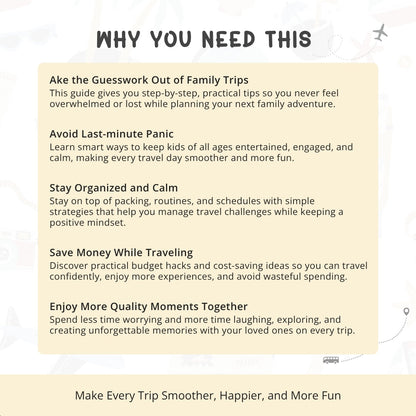 50 Stress-Free Travel Tips for Families – Your Calm & Happy Trip Companion