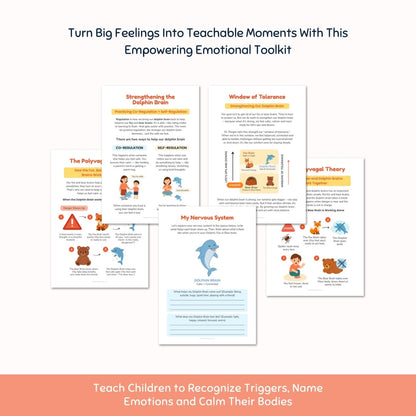 The Polyvagal Theory for Kids | Nervous System Regulation Workbook | Emotional Toolkit with Brain Metaphors