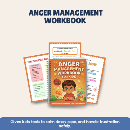 6-in-1 Kids Mental Health Bundle – Workbooks & Journals | 280+ Page Emotions, Mindfulness, Gratitude & Confidence