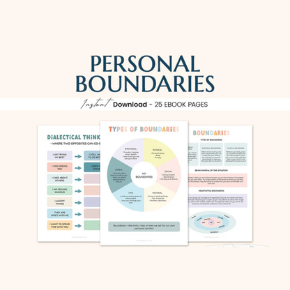 Therapy Worksheet 90% Off Bundle, Psychology Resources, Inner Critic, Boundaries, Trauma, Acceptance Therapy, Safety Plan, Planner, Affirmations, GAD Wiseovia