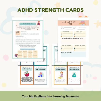 ADHD Executive Functioning Worksheet Bundle for Kids & Teens | Emotional Regulation, Time Management & Focus Tools (130+ Pages) Wiseovia