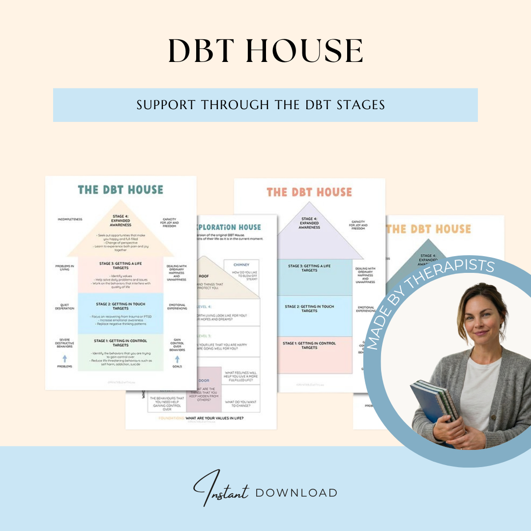DBT Mega Bundle 90% off bundle, DBT Skills, DBT Workbook, Therapy Worksheet, Therapy Tools, DBT Flash Cards, DBT Cheat Sheet Wiseovia
