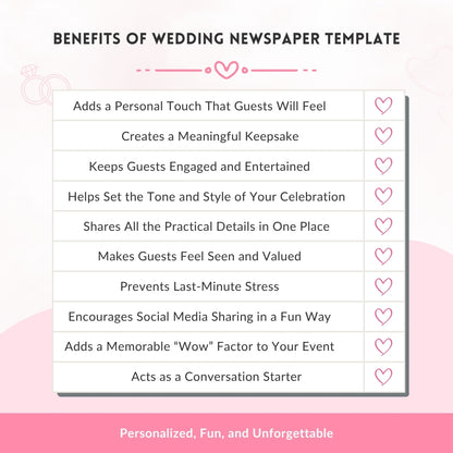Couple Anniversary Newspaper Template – A Creative Touch for Your Big Day
